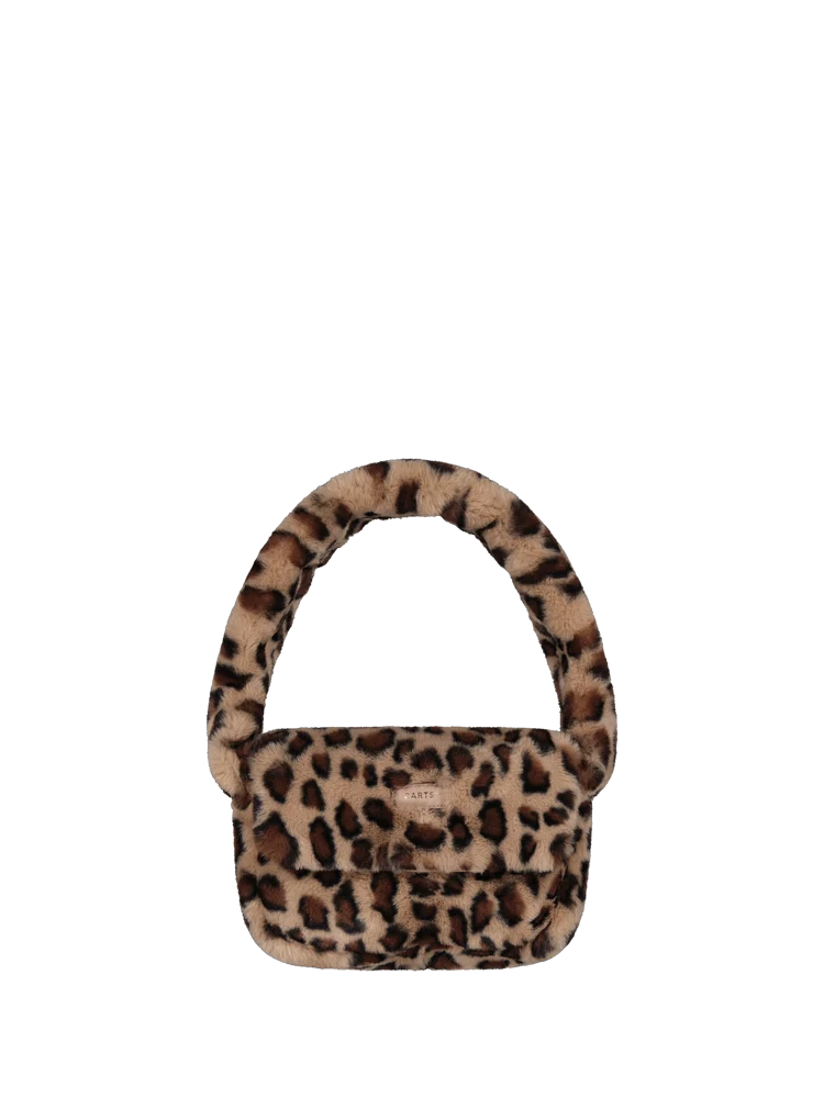 BARTS Purida Shoulderbag mit Leopardenprint Kunstpelz