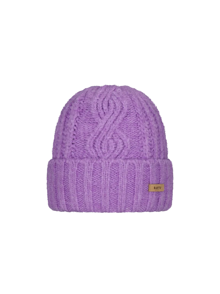 BARTS Farrah Beanie Zopfmuster Mütze Violet
