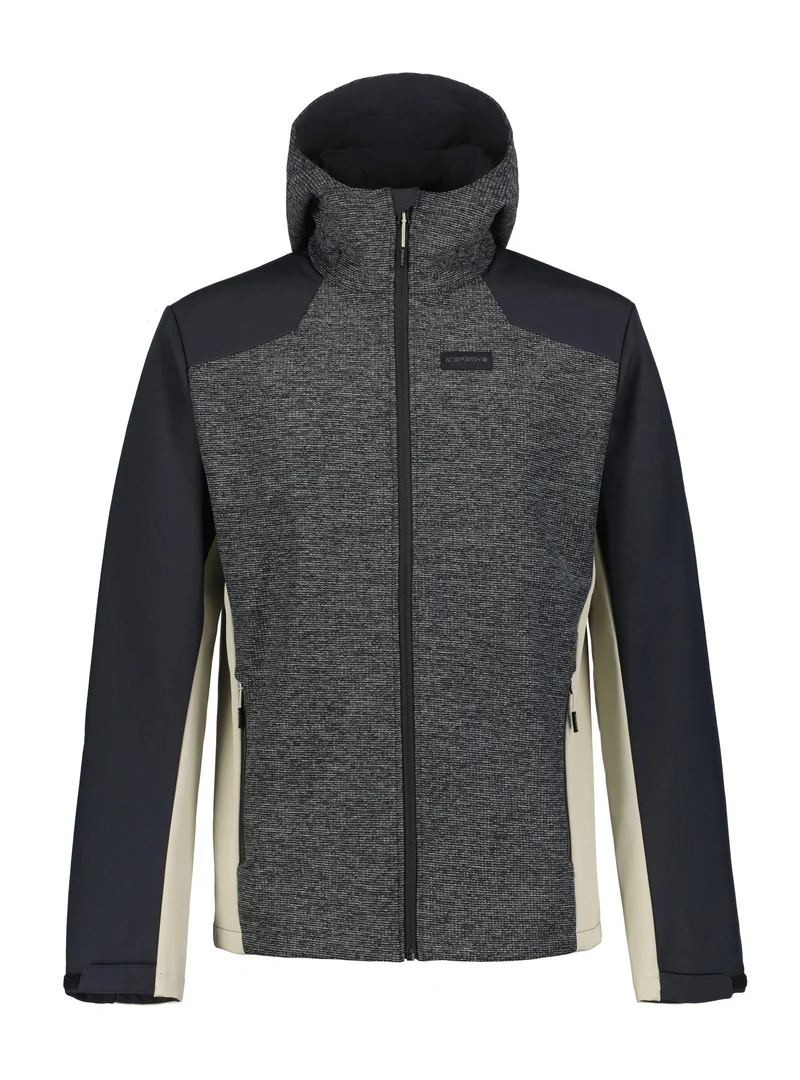 ICEPEAK Softshell-Jacke Herren mit Kapuze & Stretch